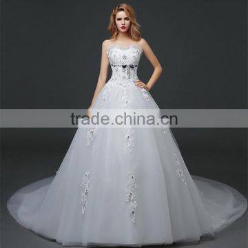Sexy Bandeau Cream Crepe Empire Vintage Floor Length Princess Wedding Dress Bride Dress Formal Dress photo-3