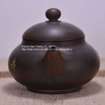 Nixing Ceramic Teapot Chinese Zodiac Monkey Tea Pots 200ml photo-4