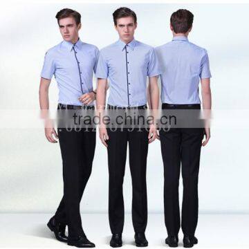 Slim Fit Bright Yellow Men Shirt for Promotion photo-3
