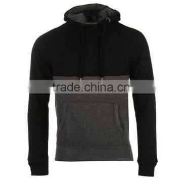 Custom Designs Two Color Plain Cotton Hoodie For Men photo-4