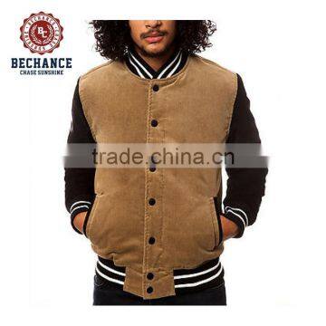 AD2707 classic warm constrast varsity jacket