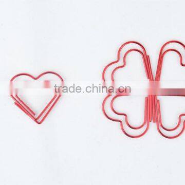 Heart Shape Planner Clip Stainless Steel Plating Paper Clip photo-5