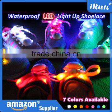 Color Pink Boys Girls Kids Light Up Glow LED Shoelaces Flash Party Disco Shoe Laces Shoe Strings Lacets - EBay/Amazon Supplier photo-4