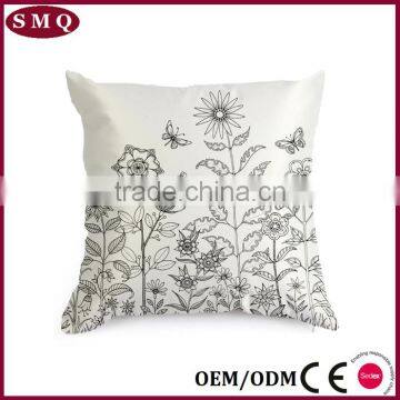 24 Square DIY Painting Thai Silk Pillow Cover photo-6