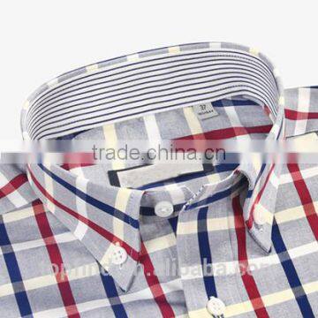 Combed Cotton Button Down Collar Designer Men's Slim Fit Men Shirt photo-3