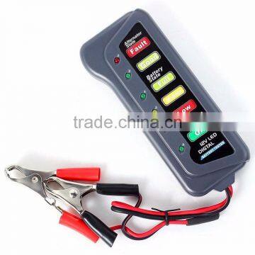 High Quality 12V Digital Battery / Alternator Tester With 6 LED Lights Display Car Digital Vehicle Battery Diagnostic Tool photo-2