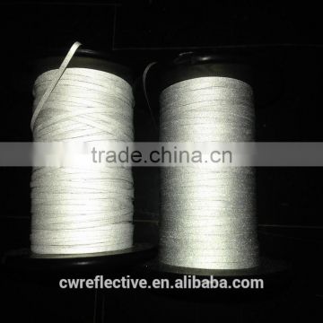 China Factory 100% polyester reflective weaving filament thread