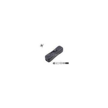 Black Single Pole Cord Line Switch , Remote Lamp Dimmer Switch