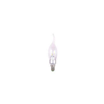 Popular Style Glass/ Milky Lamp Shade Transparent LED Candle Lamp
