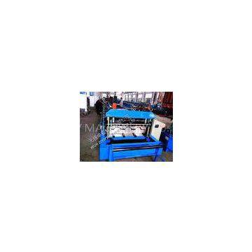 corrugated Roofing / Metal Deck Roll Forming Machine For 0.8 - 1.2mm Thickness