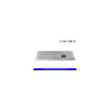 IP65 Rugged Kiosk Metal Industrial Keyboard With Touchpad Function Keys And Number Keypad