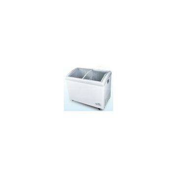 Curved Glass-door Showcase Chest Freezer photo-3