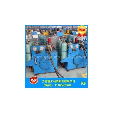 hydraulic tensioner device with low vibration for belt conveyor