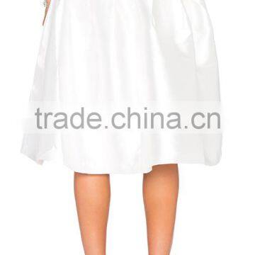 Women Casual Cheap White A-line Skirts Long Skirts New Ladies Fashion Wear A-line Skirts For Women photo-2