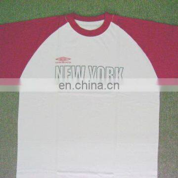 Cotton T-shirt with Raglan Sleeves.