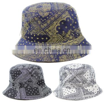 Bucket Hat Print Boonie Cap Hunting Fishing Outdoor Brim Hats Caps