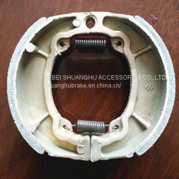 Motorcycle brake shoe for Bajaj boxer,weightness of 156g