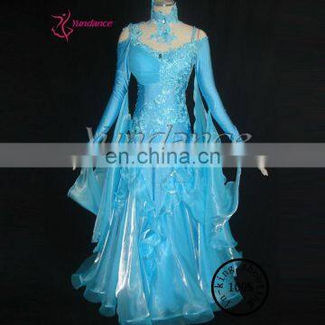 Professional Customizing High-grade Swing Dancing Dresses Blue B-1022