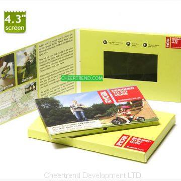 Sample Available Laser Cut Acrylic Wedding Invitation Card business Video Player Greeting Card