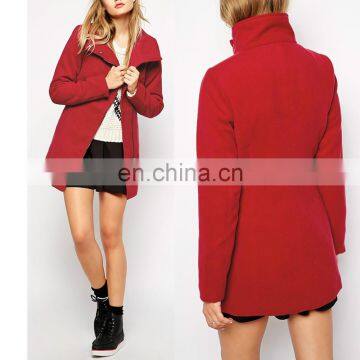 Fashion newest women brick red winter women's long winter coat