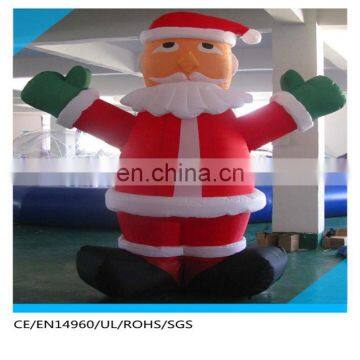 20ft christmas inflatable santa/inflatable santa claus