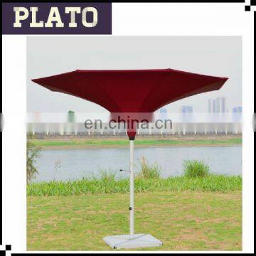 600 Oxford waterproof coffee shop flower tulip umbrellas for outdoor decoration