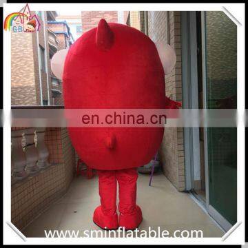 High Quality Red Monkey Mascot Costume, Lovely Plush Animal Cosplay Costume for Promotion photo-2