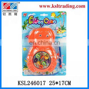 magnetic plastic wind up animal fishing game