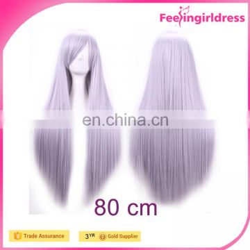 Hot Sell Cheap Long Straight Fiber Cosplay Wig For Women