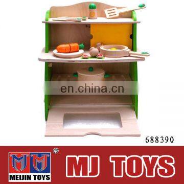 Classic toy wooden kitchen toy environmental wooden kitchen sets toy