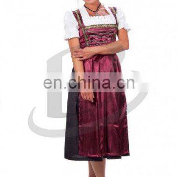 Fashion Boutique Clothing Simple Design Sleeveless Stripe Plus Size Dirndl Maternity Women Long Dirndl (Oktoberfest Garments)