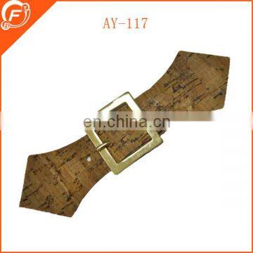 beautiful fancy wooden finishing pu toggle for garment in high quality