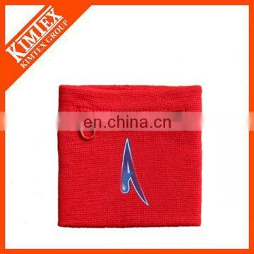 Customized Logo OEM Designed Custom Sport Wristband with Pocket