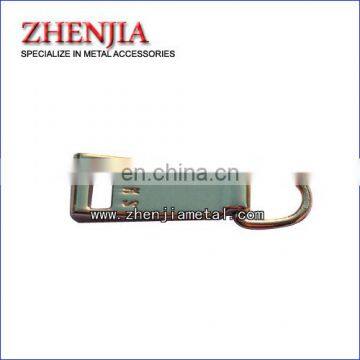 Metal Label Zipper Puller With Engraved Logo