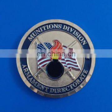 Custom soft enamel metal challenge coin