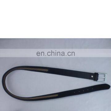 Fashion Color Brown Leather Belt Genuine Leather Belt With Silver Buckle photo-4
