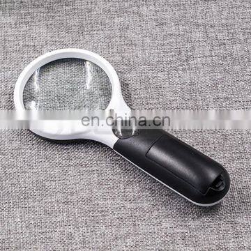 3 LED Reading Magnifying Glass 3X 45X Handheld Magnifier photo-3