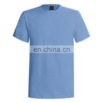 Sky Blue fashion t-shirt Half Sleeves Cotton Single jersey