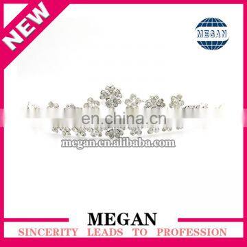 Wholesale Princess Design Hair Accessories Luxury Rhinestone Bridal Crown Wedding Tiara