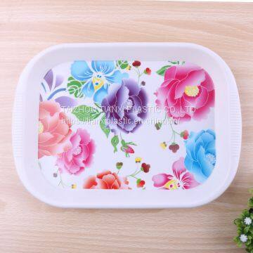 TX215 PLASTIC WAVE EDGE PLATE IML TRAY CHEAP SMALL TRAY photo-3