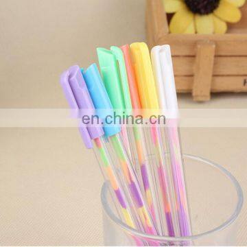 Six in One Rainbow Gel Pen Six Color in One Pen Colorful Gel Pen 12pcs/box photo-2