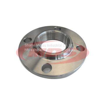 BS4504 PN16 carbon steel welded neck threaded flange