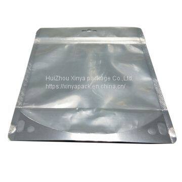 Quality and Quantity Assured Resealable Price Large Aluminum Foil Stand up Pouch Bag With One Side Transparent photo-3