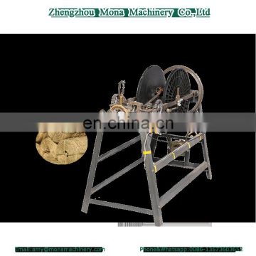 Widely Welcome Wheat straw rope making machine/ straw rope plaiting machine/ rope winding machine with low price