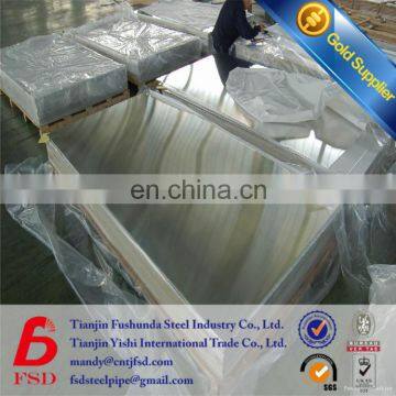 China AISI 430 BA inox plate price per ton