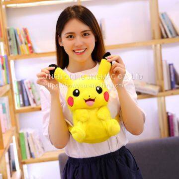 Pikachu Backpack Cartoon Plush Children's Bag Cute Adult Backpack photo-2