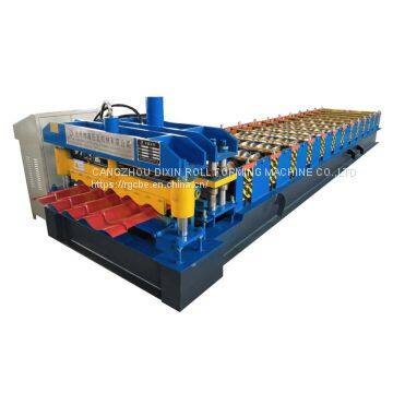 color steel glazed tile making machine/glaze tile metal roof roll forming machine