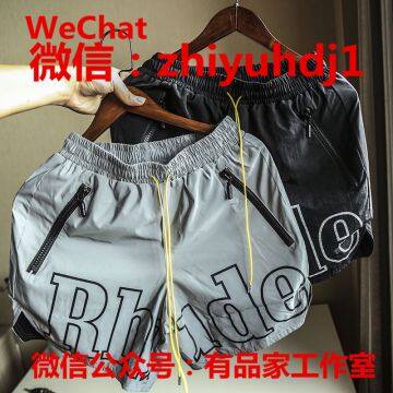 Supply super a quality Rhude Patron Reflective shorts