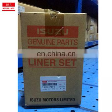 Genuine Isuzu 6HE1-TC Liner Kit cylinder liner 1-87811701-5