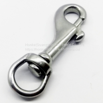 Swivel Double End Bolt Snap Trigger Hook Marine Key Chain Lobster Clasp